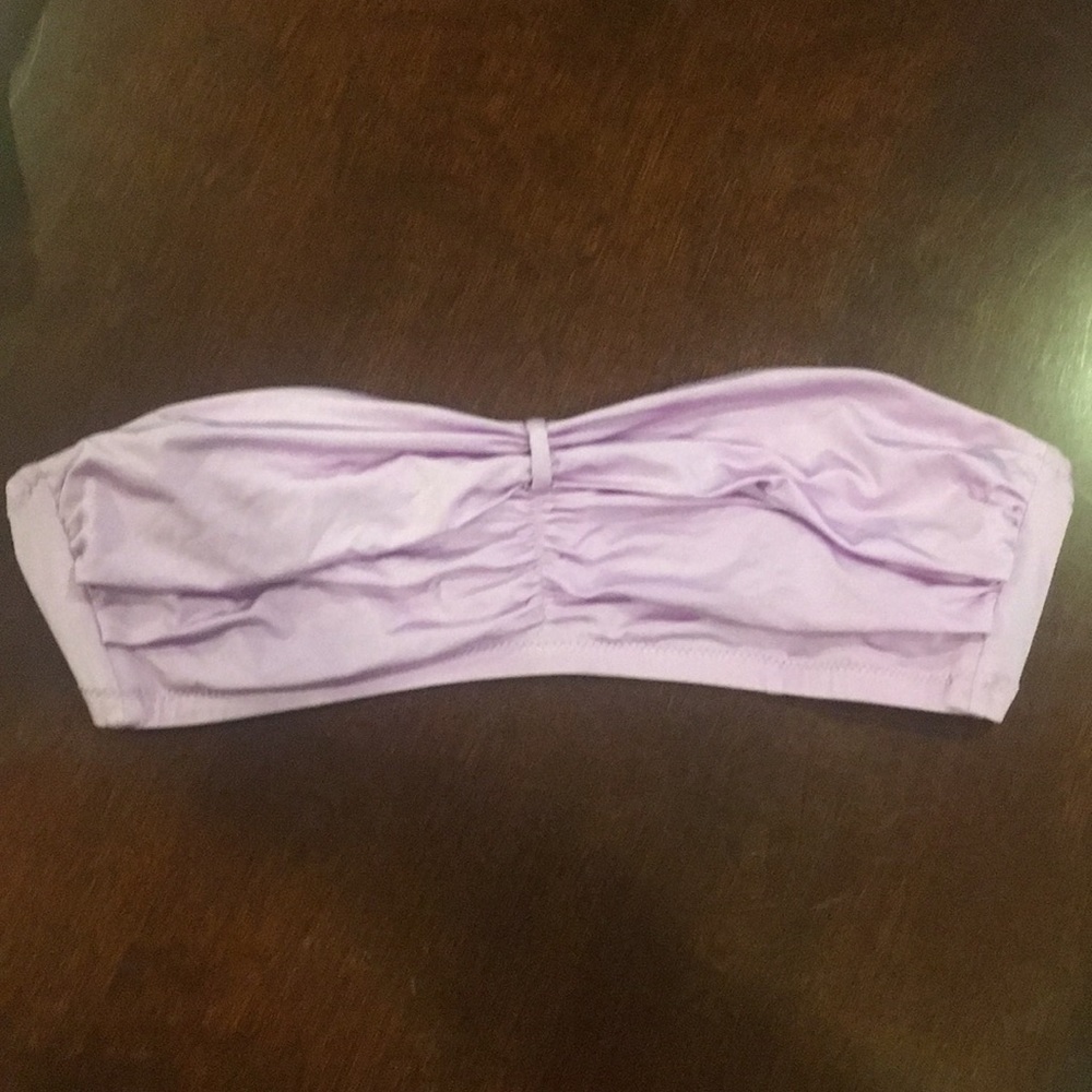 No padding, lilac bikini top
